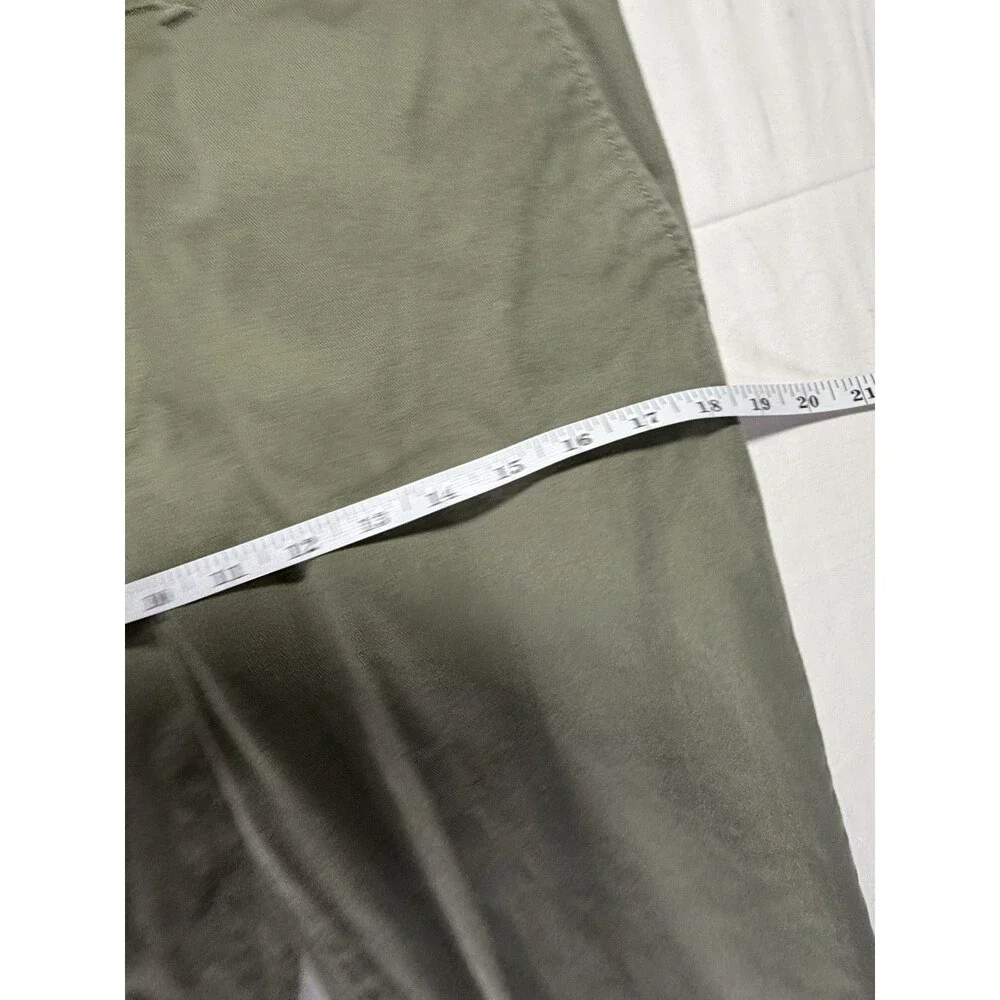 J.Crew The Driggs Chino Pants Men's 32x32 Olive Green Slim Fit Casual